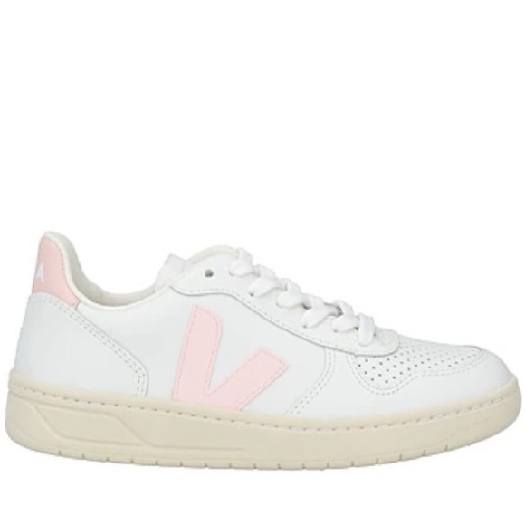 White and Pink Sneakers - Picture 1 of 2